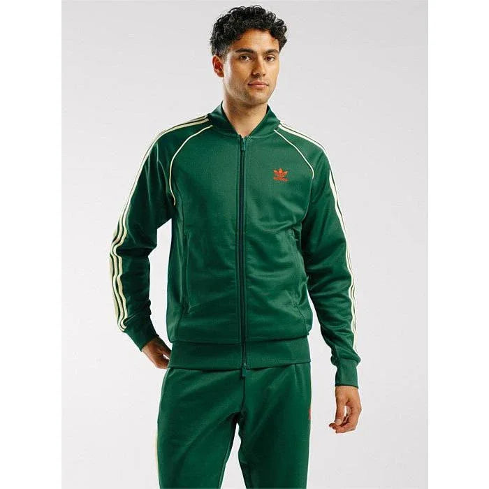 Adicolor Classics SST Green Gold Slim Fit Zip Jacket - Gomix Brands Outlet